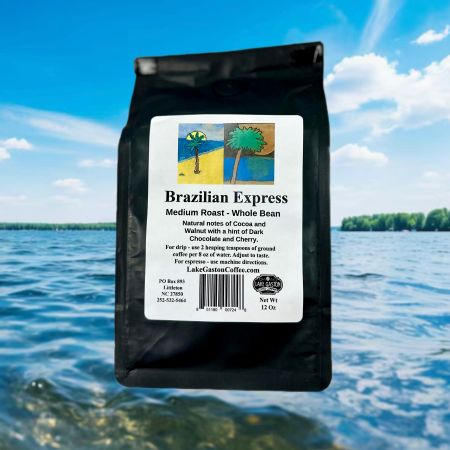 Brazilian Express, Medium Roast Espresso Blend Coffee Lake