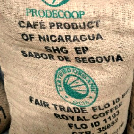 Organic Nicaraguan Segovia, Fair Trade Coffee